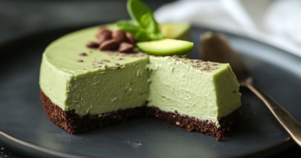 avocado protein cheesecake