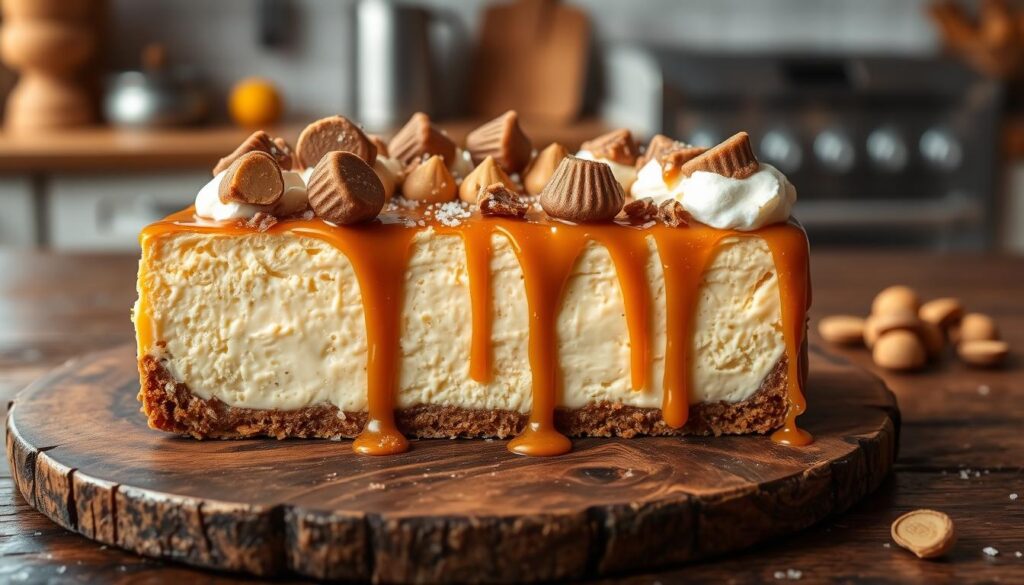 Reese's Caramel Cheesecake Decoration